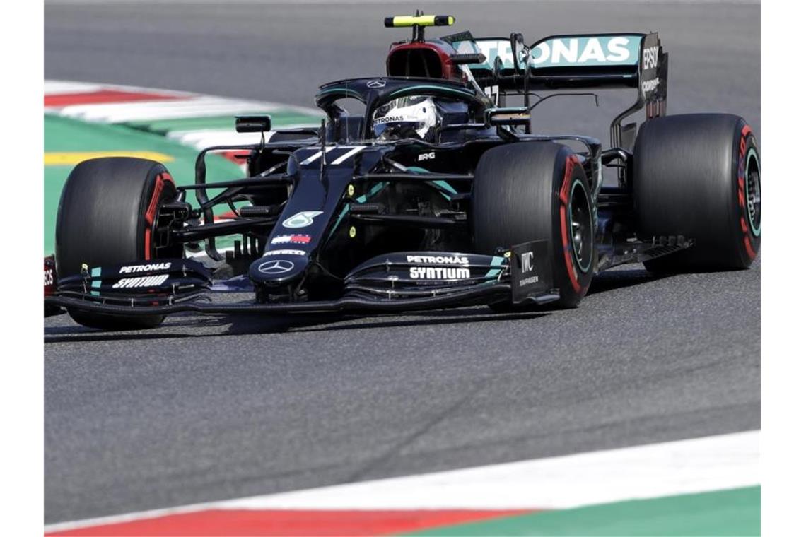 Dominierte klar das Training in Mugello: Valtteri Bottas vom Team Mercedes AMG Petronas. Foto: Luca Bruno/AP/dpa