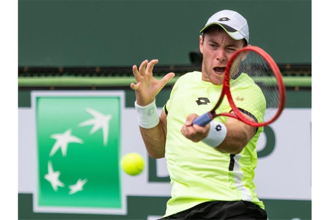Koepfer verliert Auftaktmatch in Indian Wells Dominik Koepfer ist in Indian Wells ausgeschieden. Foto: Maximilian Haupt/dpa