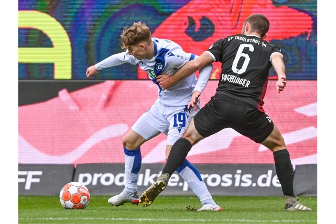 1:1 in Ingolstadt: KSC im vierten Spiel in Serie sieglos