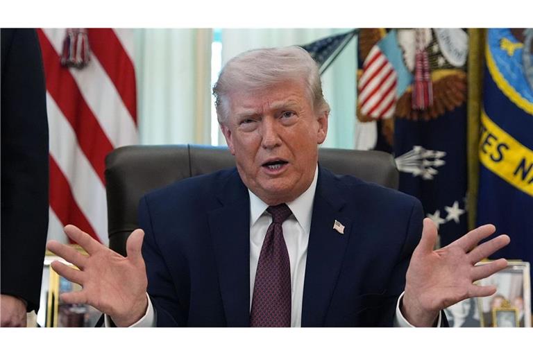 Donald Trump droht Ländern, die den Iran mit Waffen beliefern, mit Strafzöllen von 50 Prozent (Archivfoto).