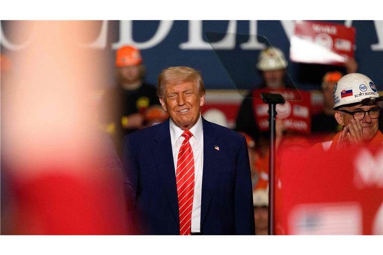 Donald Trump droht mit höheren Zöllen auf Stahl und Aluminium. (Archivbild)