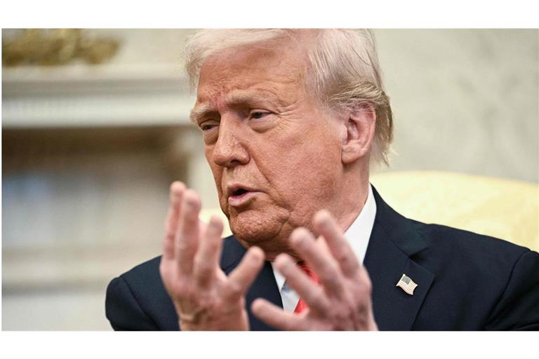 Donald Trump liegt mit dem Sender Voice of America im Clinch.