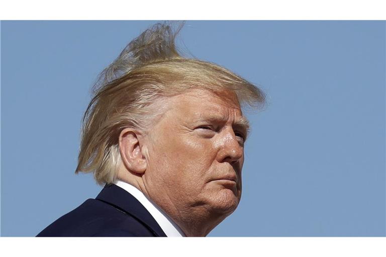 Donald Trump liegt viel an seiner Frisur.
