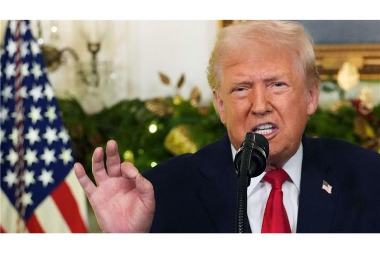 Donald Trump nutzte ein großen Teil seiner Redezeit, um sich selbst zu loben.