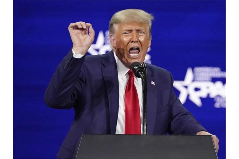 Donald Trump plant sein Comeback in den Sozialen Medien. Foto: John Raoux/AP/dpa/Archivfoto