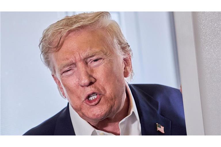 Donald Trump reagierte froh auf die Nachricht von Colberts Absetzung. (Archivbild)