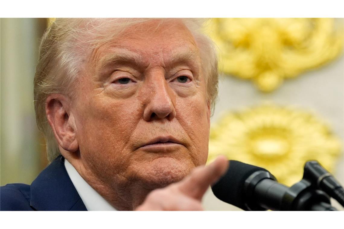 Trump zu Handelsstreit: Xi hatte nur einen schlechten Moment Donald Trump schlägt wieder versöhnlichere Töne Richtung China an.