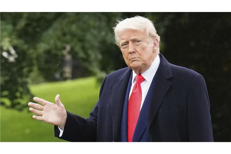 Donald Trump stellt Strafzölle für Produkte aus der EU in Aussicht.