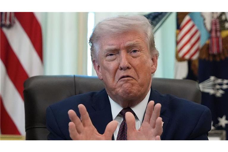 Donald Trump teilt einmal mehr gegen die Nato aus (Archivbild).