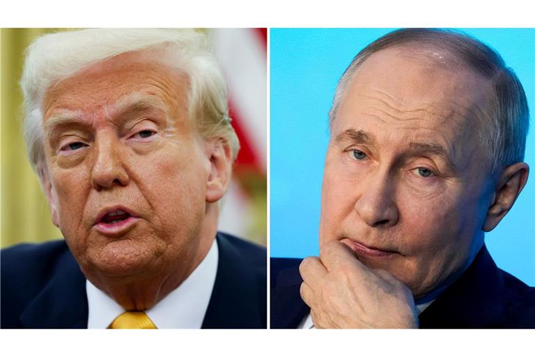 Donald Trump und Wladimir Putin wollen sich erneut per Telefon direkt austauschen. (Archivbild)