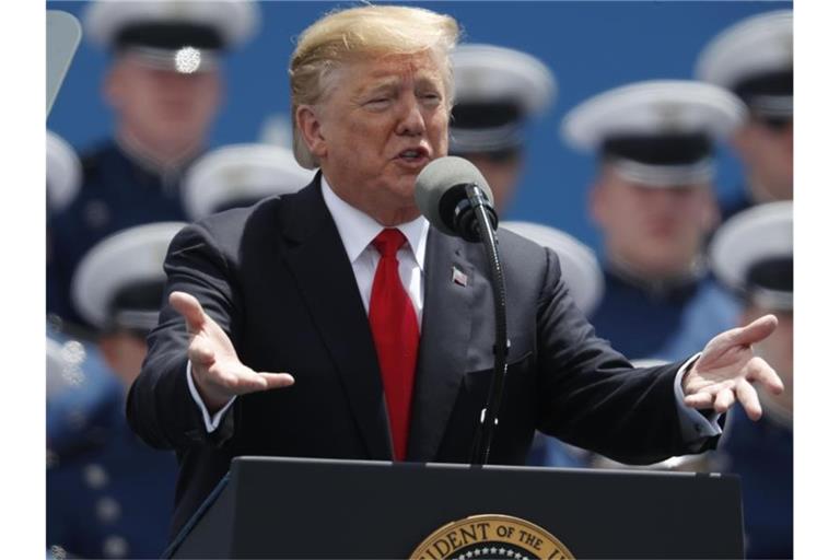 Donald Trump wirft Mexiko „passive Kooperation“ vor. Foto: David Zalubowski/AP