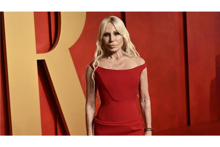 Donatella Versace (Archivbild).