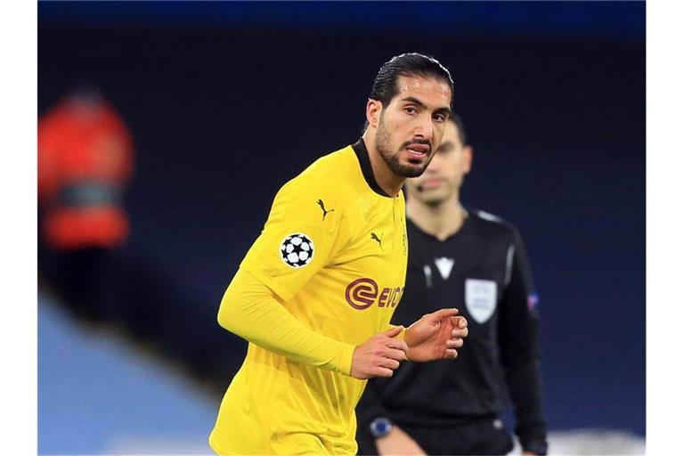 Dortmunds Emre Can läuft über den Platz. Foto: Lindsey Parnaby/dpa/Archivbild