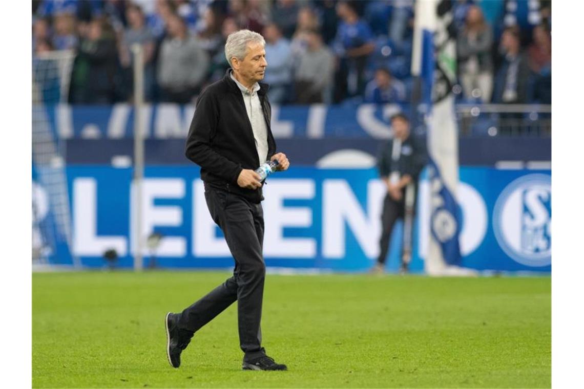Dortmunds Trainer Lucien Favre steht derzeit in der Kritik. Foto: Bernd Thissen/dpa