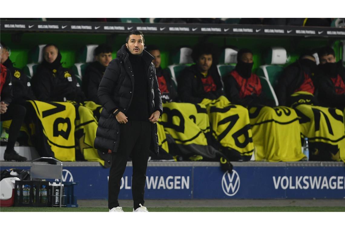 "Absoluter Kraftakt": Dortmunds Aufgaben im Winter Dortmunds Trainer Nuri Sahin.