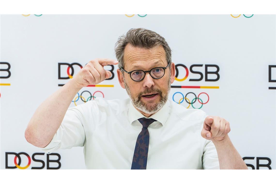 DOSB-Vorstandschef Otto Fricke fordert Augenhöhe für den organisierten Sport.