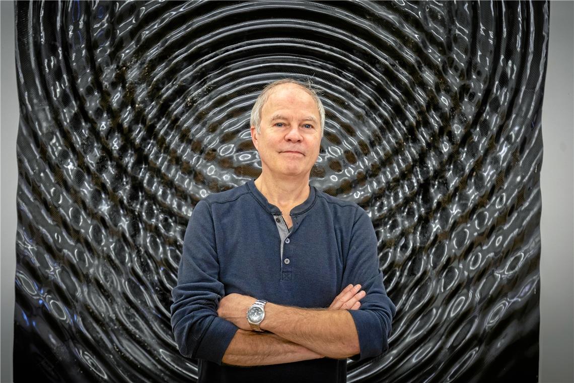 Soundskulpturen zum Jubiläum der Galerie der Stadt Backnang Douglas Henderson lädt dazu ein, in eine Welt ungewöhnlicher und komplexer Seh- und Hörerlebnisse einzutauchen. Fotos: Alexander Becher