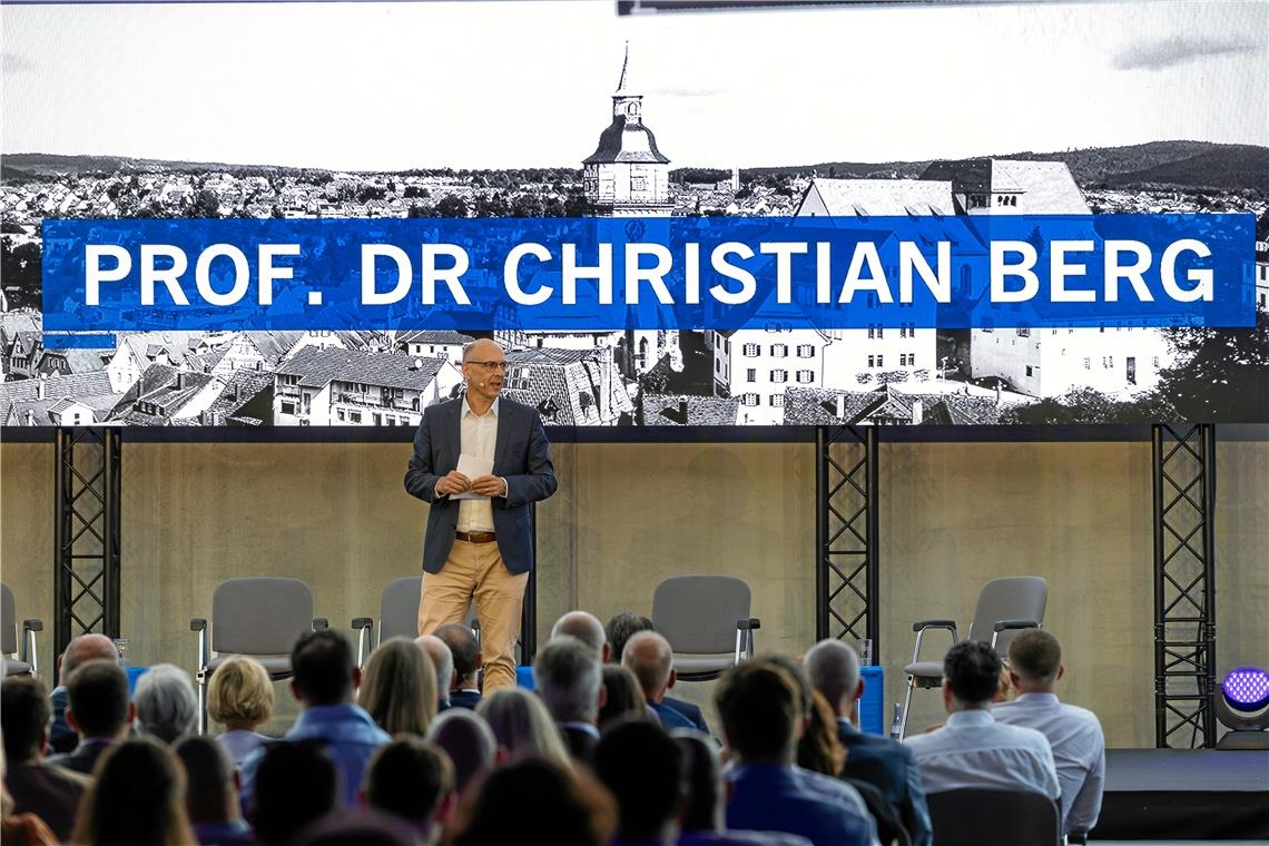 Dr. Christian Berg // Backnanger Wirtschaftsgespräche auf dem Kauflandgelände Su...