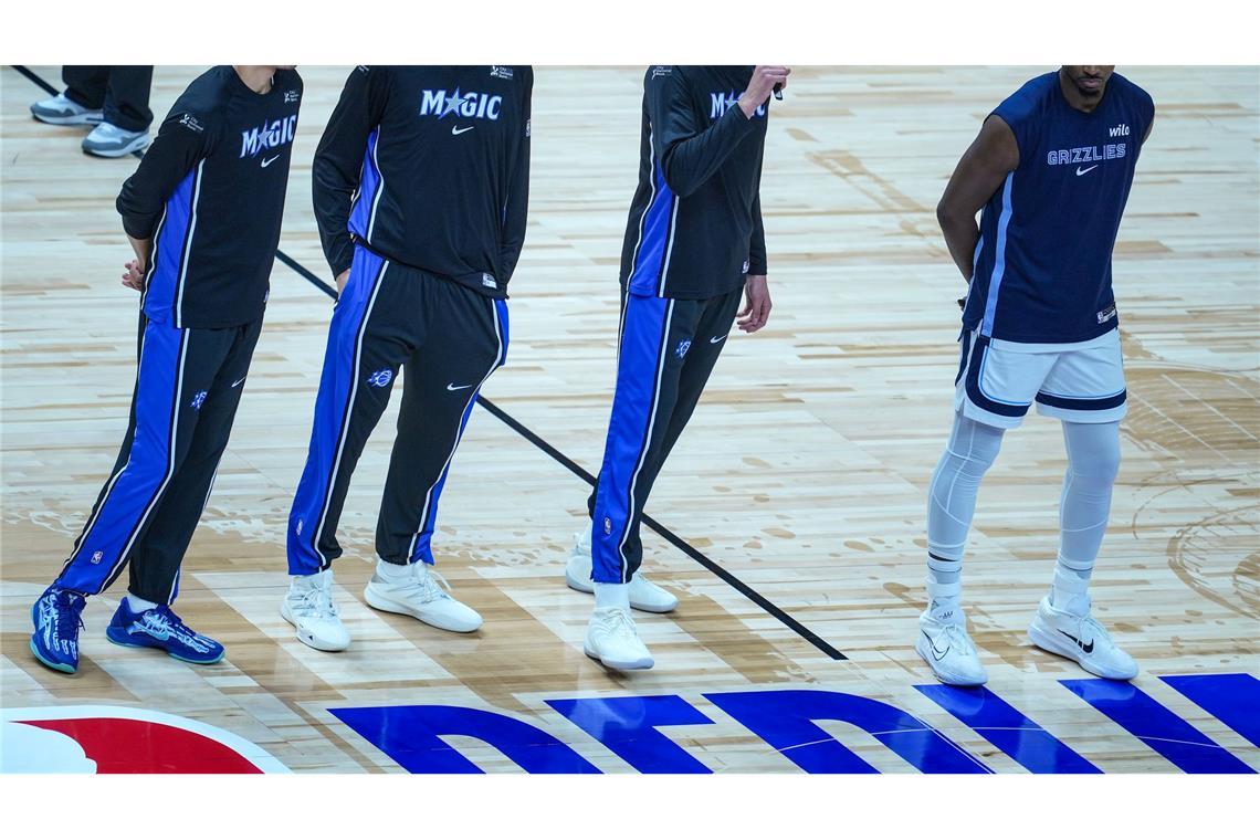 Drei Deutsche dabei: Da Silva (l) neben Moritz (M) und Franz Wagner.