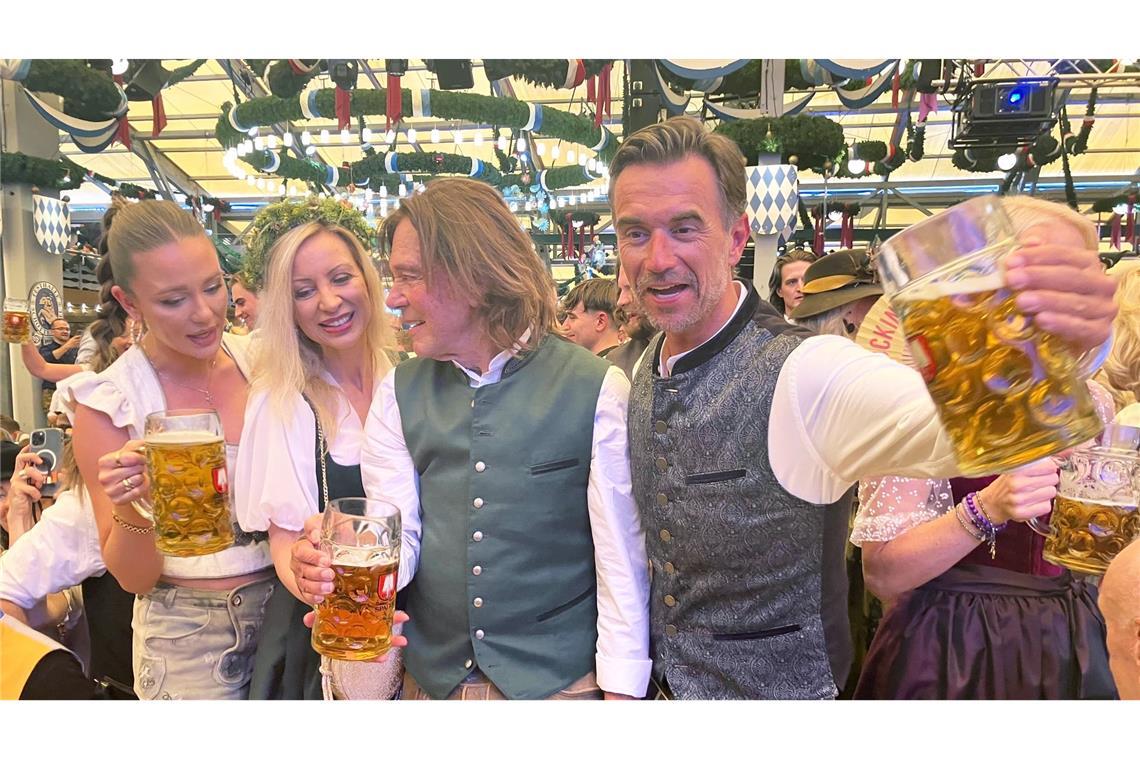 190. Oktoberfest: "Gegen die Krisen der Welt" Drews und Silbereisen feiern zusammen.