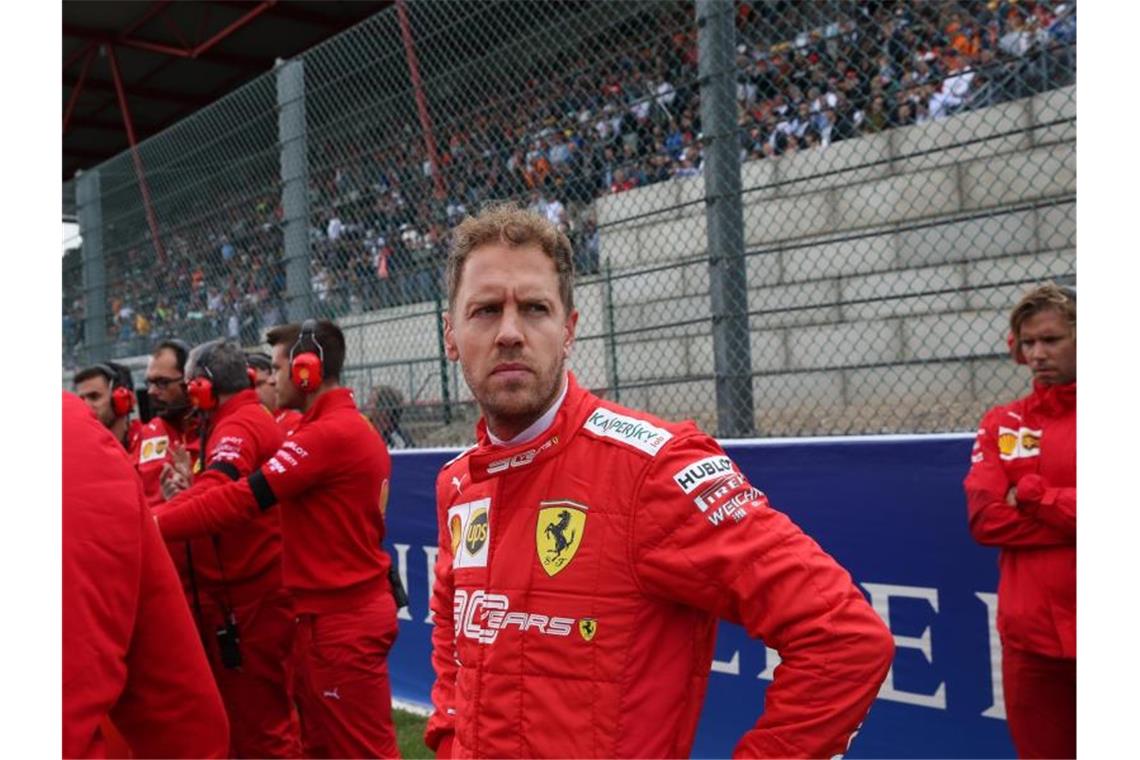 Droht eine Rennsperre: Ferrari-Pilot Sebastian Vettel. Foto: Photo4/Lapresse/Lapresse via ZUMA Press