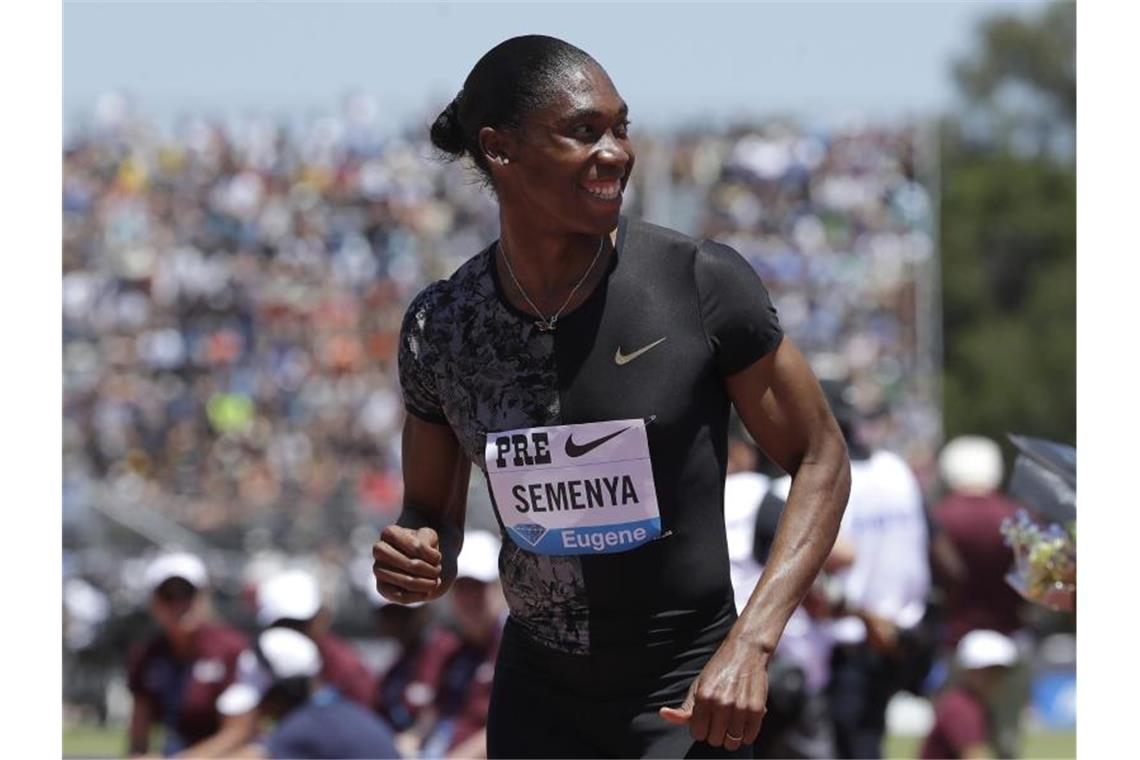 Streit um Hormonwerte: Semenya droht mit WM-Boykott Droht mit dem WM-Boykott: Caster Semenya. Foto: Jeff Chiu/AP