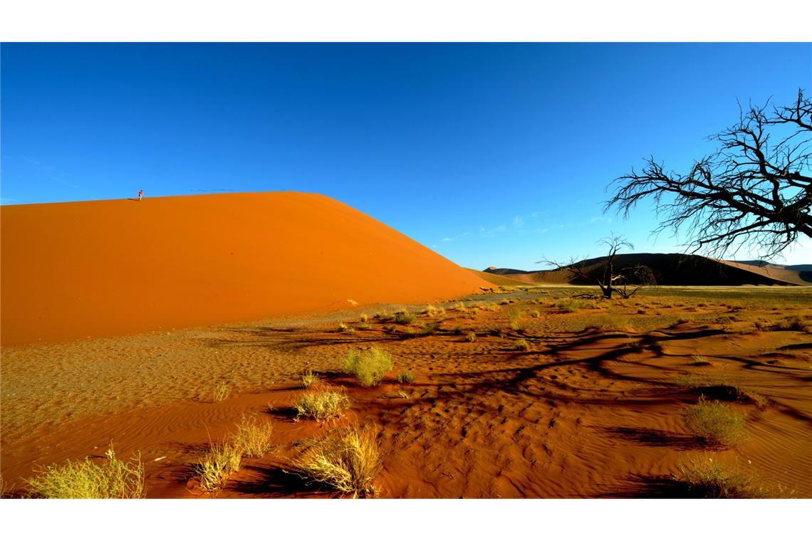 Dünen in Sossusvlei nahe Sesriem im Namib Naukluft Park (Namibia) (Archivbild).