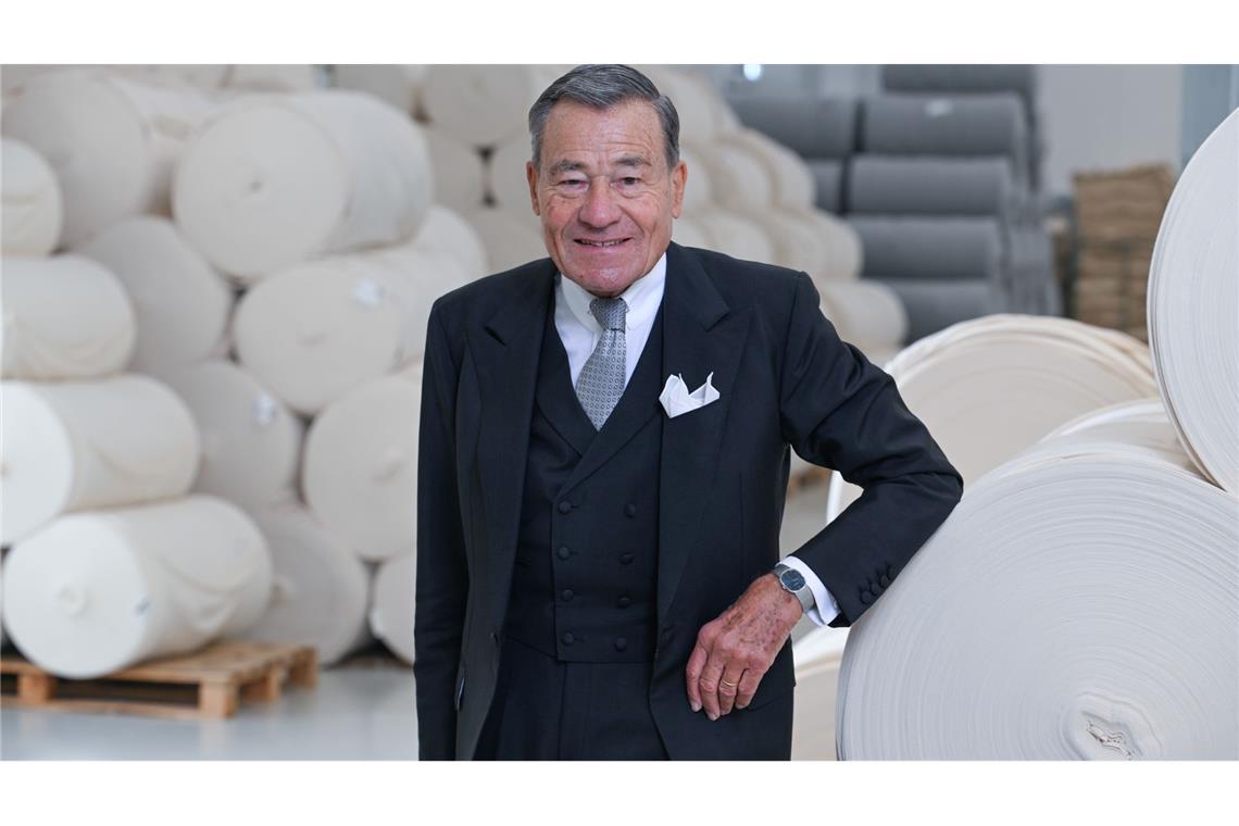 Weiter Unklarheit über Zustand von Ex-Trigema-Chef Grupp Durch regelmäßige öffentliche Auftritte ist Wolfgang Grupp senior einer der bekanntesten Kaufleute Deutschlands. (Archivbild)