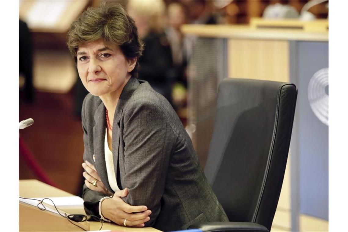 Macron: Von der Leyen Schuld an Debakel im Europaparlament Durchgefallen: Die Französin Sylvie Goulard war als EU-Kommissarin für den Binnenmarkt vorgesehen. Foto: Olivier Matthys/AP/dpa