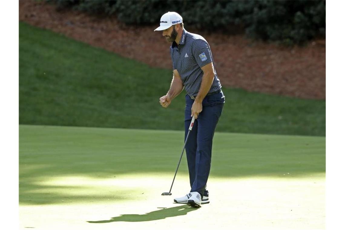 Dustin Johnson aus den USA gewann das 84. Masters. Foto: Curtis Compton/Atlanta Journal-Constitution/AP/dpa