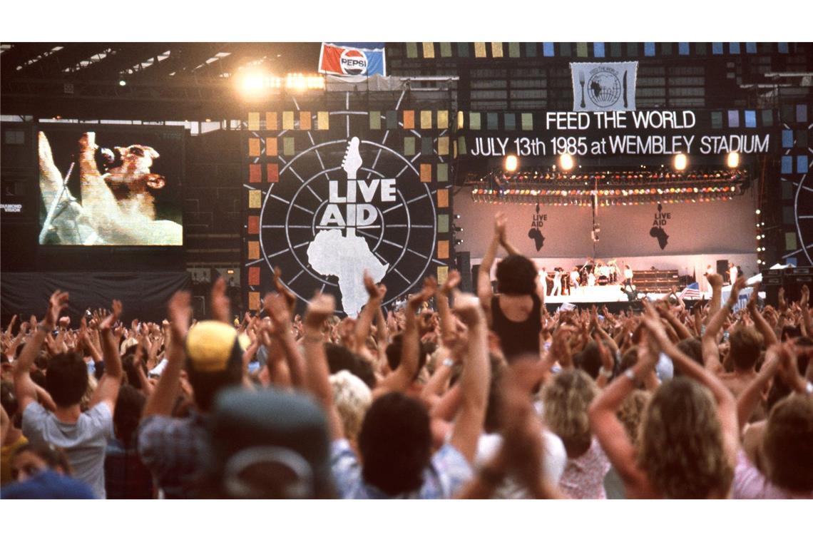 40 Jahre nach "Live Aid": Situation in Äthiopien dramatisch Dutzende Rock- und Popstars feierten mit Zehntausenden Fans ein Fest der Menschlichkeit bei den Konzerten in London und Philadelphia. (Archivfoto)