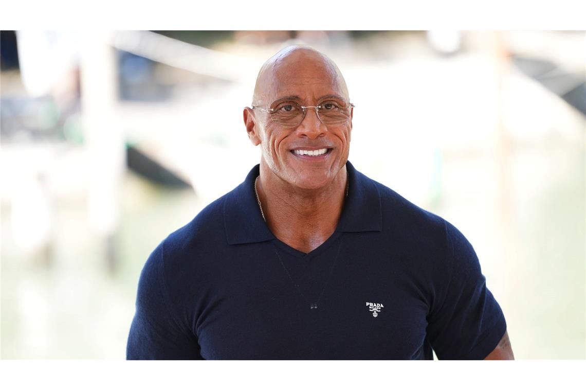 Dwayne Johnson weint - "Ob ich ein Softie bin? Ja!" Dwayne Johnson bei seiner Ankunft auf dem Lido.