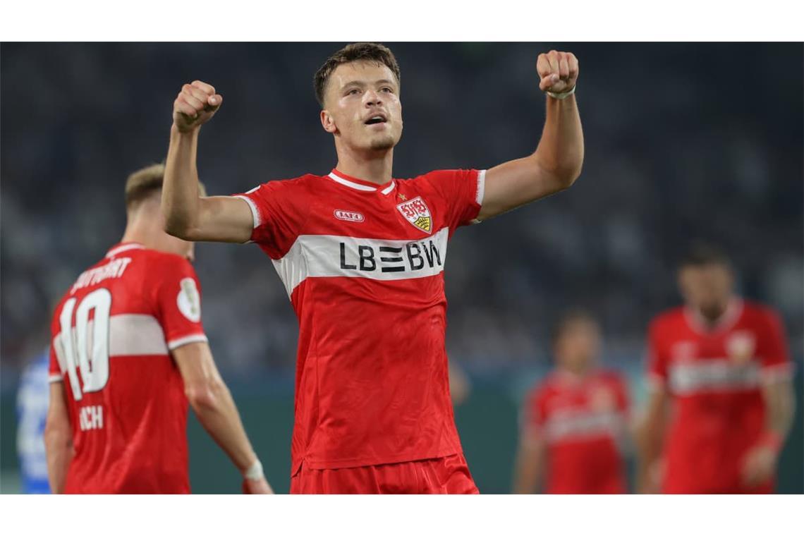 Dzenan Pejcinovic erzielte in der ersten Runde gegen Hansa Rostock (4:0) drei Tore.