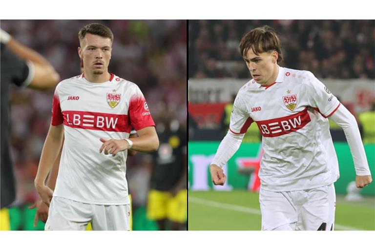 Dzenan Pejcinovic und Leo Sauer tun sich noch schwer beim VfB.