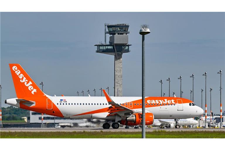 Easyjet-Maschine in Berlin.
