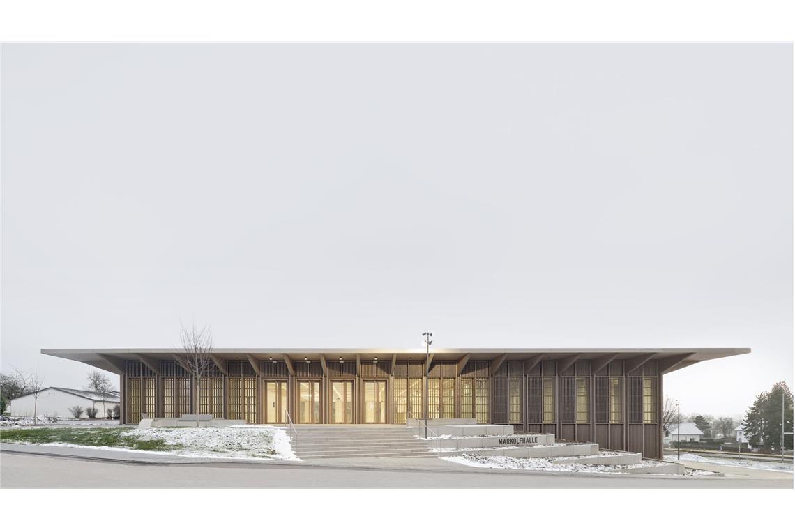 Berliner Büros räumen bei „Architektur-Oscars“ ab. Und die Stuttgarter Planer? Ebenfalls ein Shortlist-Gewinner mit Stuttgarter Beteiligung: Markolfhalle Markelfingen in Radolfzell, Architektur: Steimle Architekten (Stuttgart).