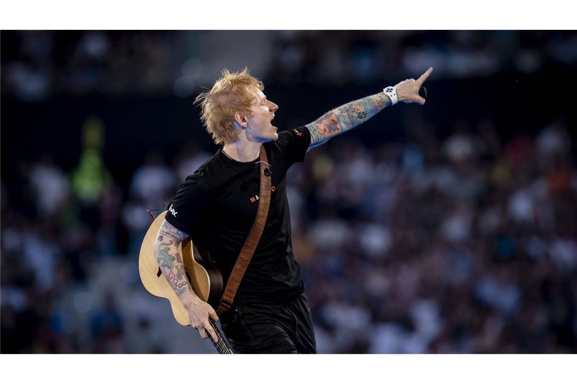Ed Sheeran: Restkarten, Setlist & Co. Ed Sheeran beim Tourauftakt in Madrid.