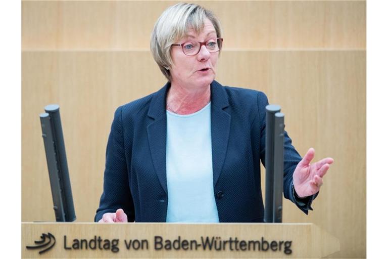 Edith Sitzmann (Bündnis 90/Die Grünen), Finanzministerin von Baden-Württemberg. Foto: Tom Weller/dpa/Archivbild