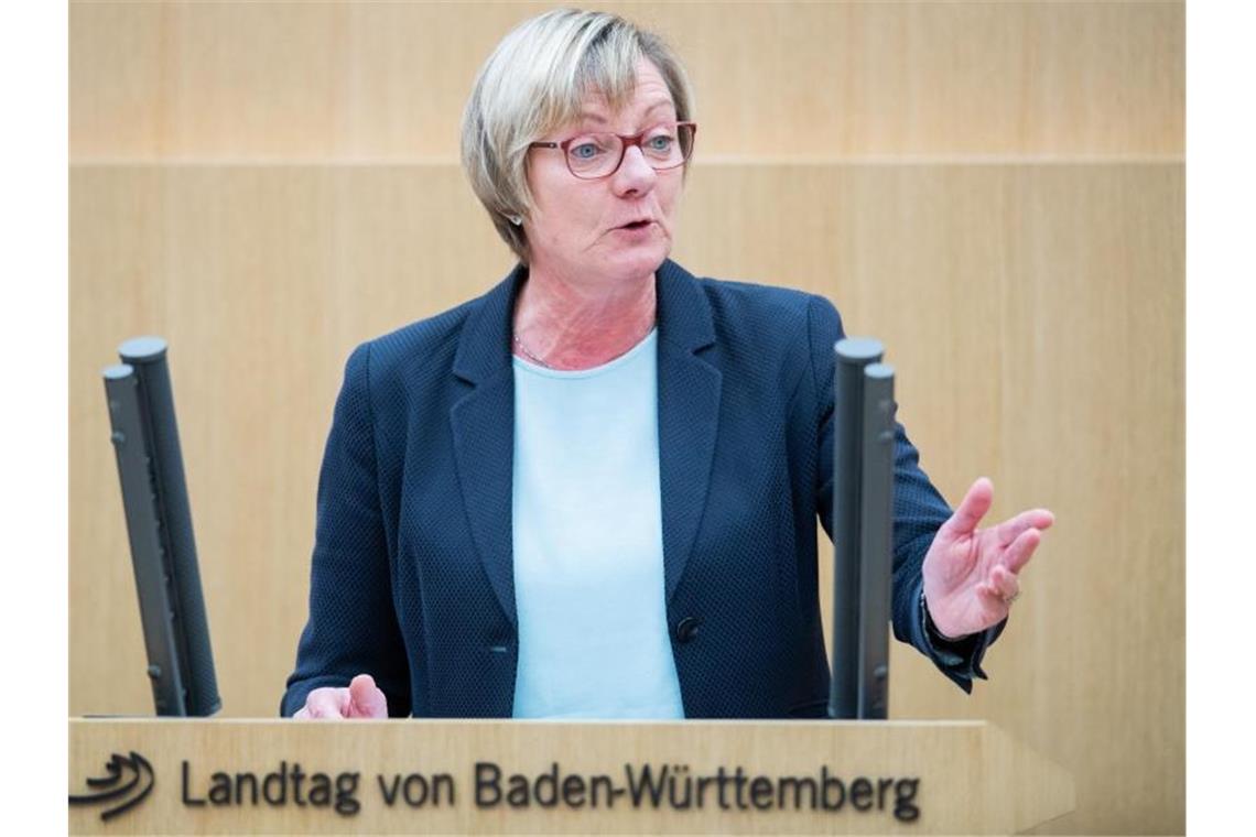 Edith Sitzmann (Bündnis 90/Die Grünen), Finanzministerin von Baden-Württemberg. Foto: Tom Weller/dpa/Archivbild