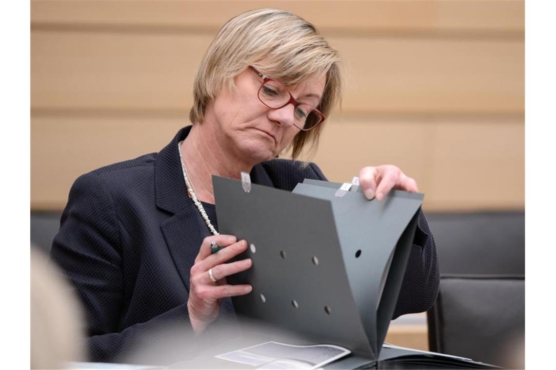 Edith Sitzmann (Bündnis 90/Die Grünen), Finanzministerin von Baden-Württemberg. Foto: Sina Schuldt/dpa/Archivbild