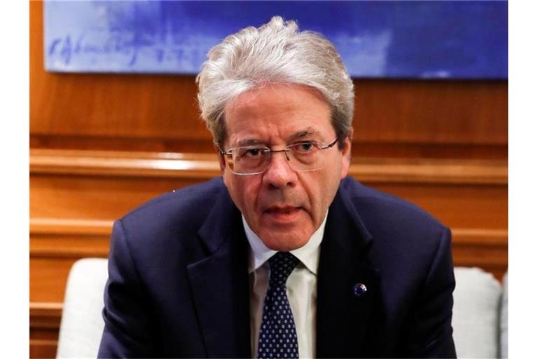 EDU-Wirtschaftskommissar Paolo Gentiloni. Foto: Thanassis Stavrakis/AP/dpa