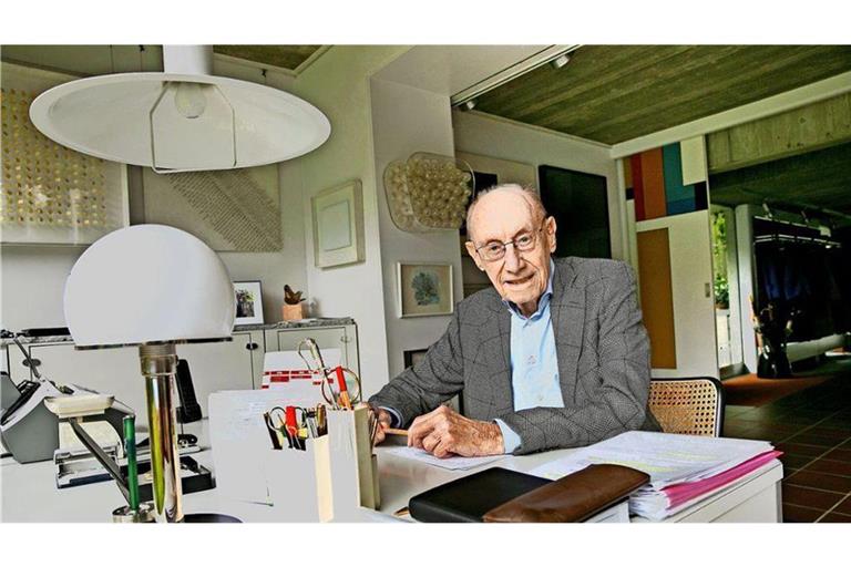 Edzard Reuter (gestorben im Oktober 2024) hat unmittelbar mit der Kunst gelebt