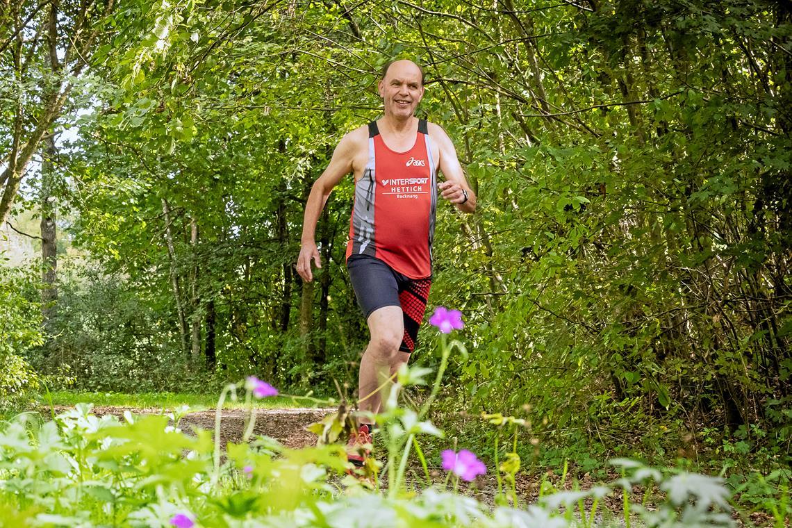 Egal, ob im Plattenwald oder wie hier im Herrenhölzle: Gernot Gruber ist gerne in der Natur unterwegs. Foto: Alexander Becher