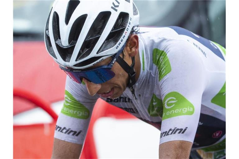 Egan Bernal hat bei einer Kollision mit einem stehenden Bus schwer verletzt. Foto: Lalo R. Villar/AP/dpa