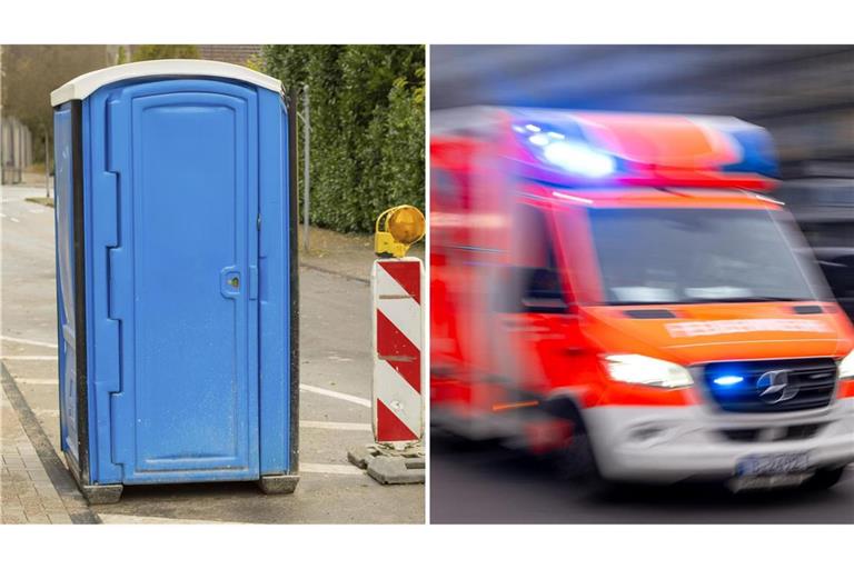 Ein 34-Jähriger soll unter anderem ein Toilettenhäuschen in Flammen gesetzt haben. (Symbolfotos)