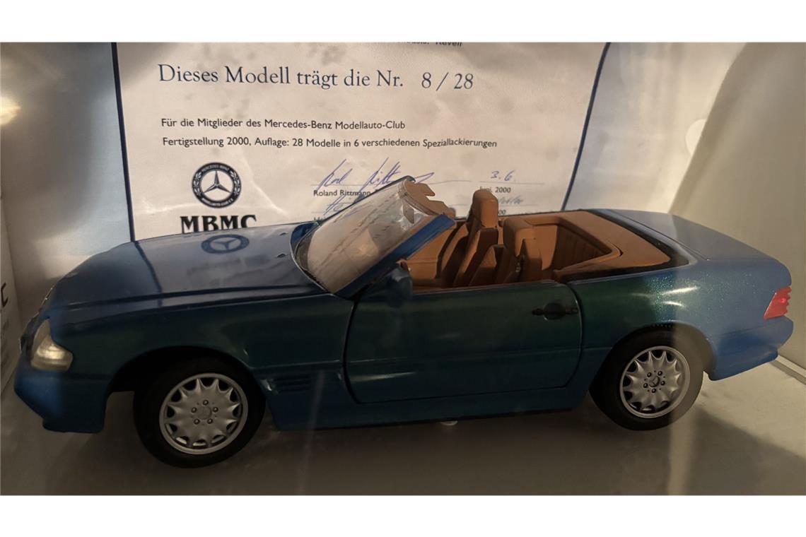 Ein 500 SL mit besonderem Lack