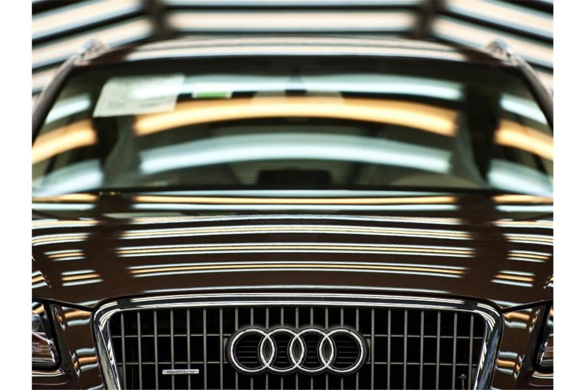 Ein Audi Q5 steht in der Produktion. Foto: picture alliance / dpa/Symbolbild