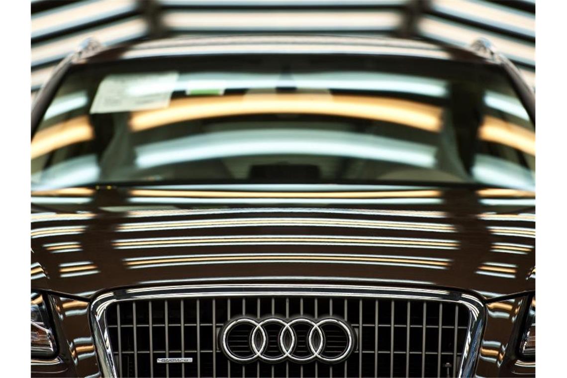 Audi stoppt Produktion ab Montag Ein Audi Q5 steht in der Produktion. Foto: picture alliance / dpa/Symbolbild