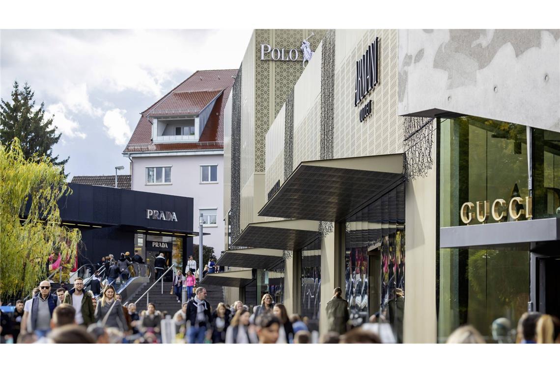 Ein Bbdachloser wollte in der Outletcity Metzingen Luxuswaren  mitgehen lassen (Symbolfoto).