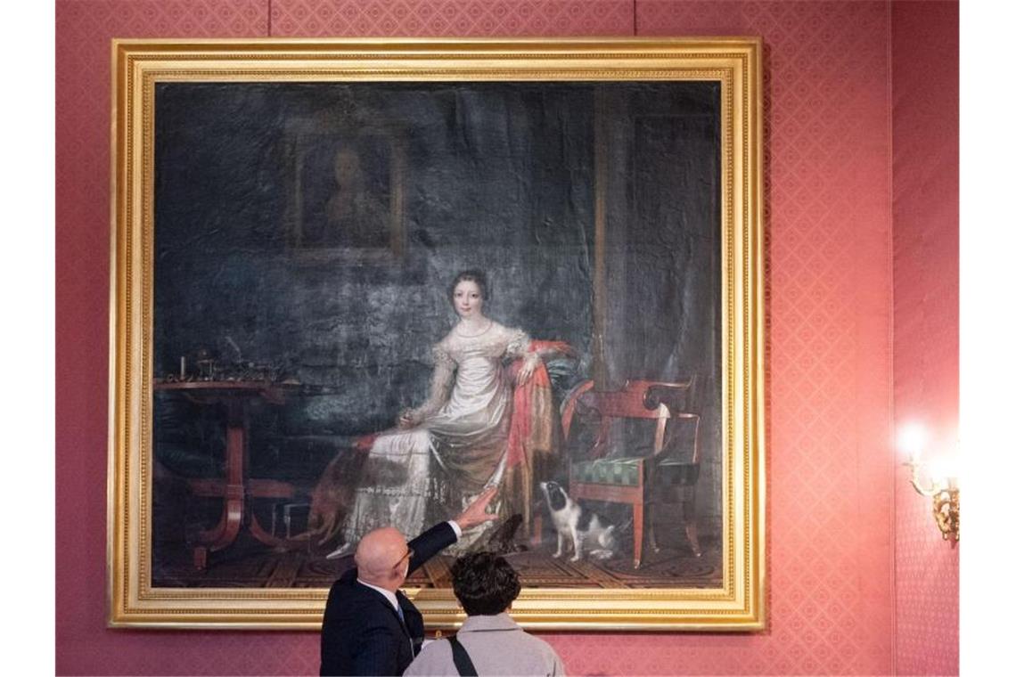 Verschollen geglaubtes Gemälde zurück im Neuen Schloss
